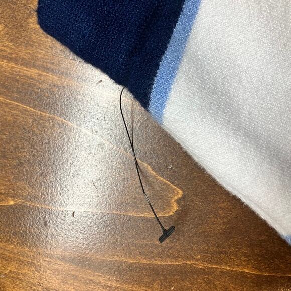 Free Assembly Blue White Stripe Sweater Knit Flare Skirt Girls Size L (10/12) - Picture 4 of 9